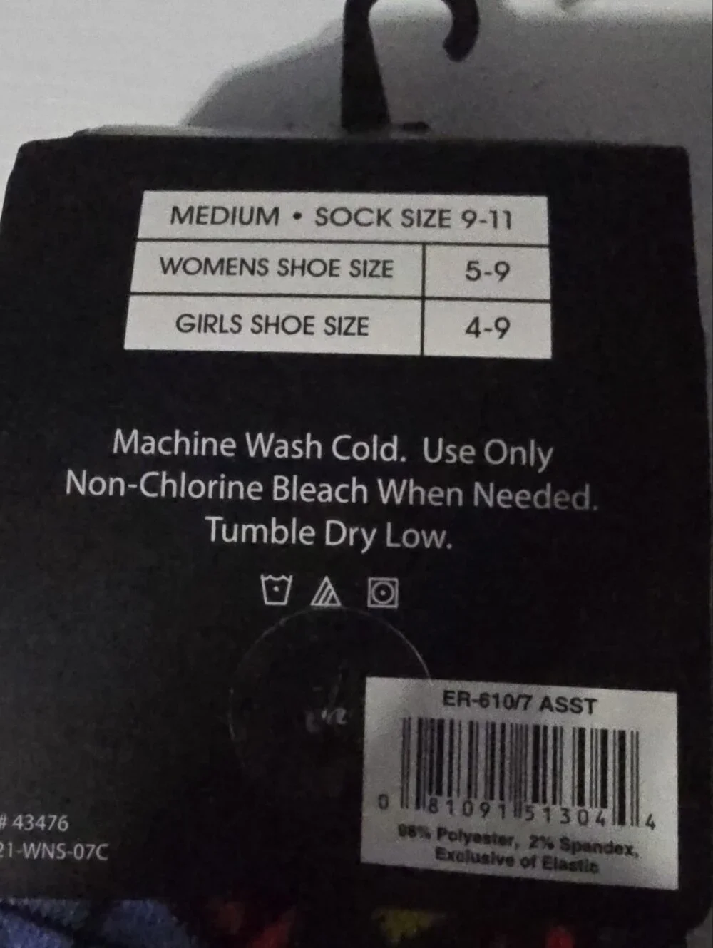 Ecko Unlimited Geometric Multi Print Socks 7 Pk Medium Shoe Size 5-9